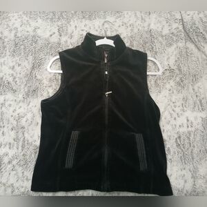 White Stag Black Zip-Up Vest